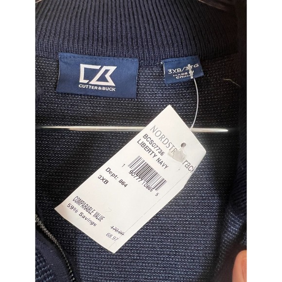 Cutter & Buck Gray Crewneck Sweater - Picture 2 of 5